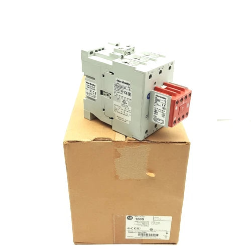 Allen Bradley 100S-C72DJ22C Safety Contactor, 3-P NO, 72A Rating, 24V DC Coil