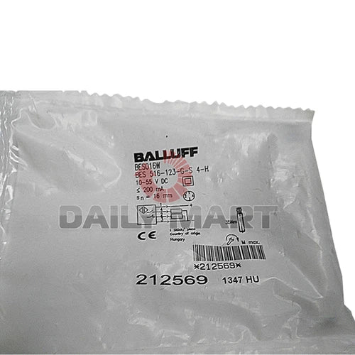 New Balluff BES 516-123-G-S4-H Inductive Sensor PNP NO/NC 16mm M12 Connector