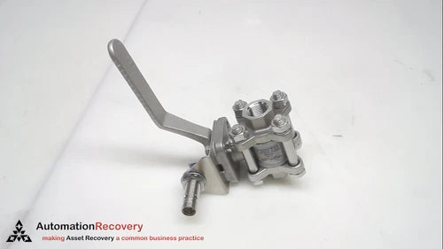 FESTO VZBA-38-GG-MH-SIEN-M, BALL VALVE ASSEMBLY, PMAX=10BAR/145PSI, NEW* #256866