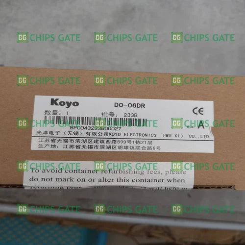 1 pe?a nova em folha KOYO PLC D0-06DR envio r¨¢pido