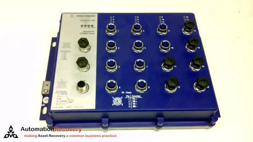 HIRSCHMANN OCTOPUS 16M (GM), MANAGED IP67 ETHERNET SWITCH, 943 912-011 #207169