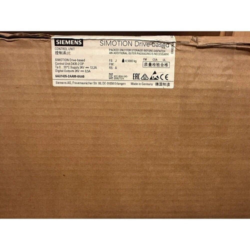 6AU1435-2AA00-0AA0 NEW Siemens SIMOTION DRIVE-BASED CONTROL 6AU1435-2AA00-0AA0