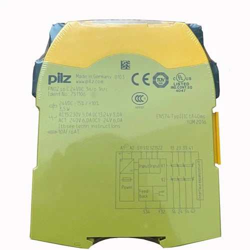 751106 New Sealed PILZ 751106 PNOZ s6 C 24VDC