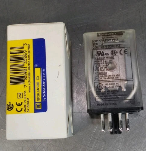 SQUARE D 8501KPR12P14V14/G  Coil 24V 50/60Hz                            Loc4E40
