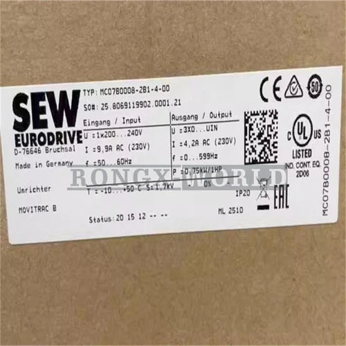 ONE SEW MC07B0008-2B1-4-00 frequency converter NEW