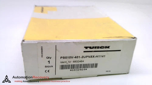 TURCK PS010V-401-2UPN8X-H1141, PRESSURE SENSOR, MAX PRESS, 362.5 PSI, NE #209499
