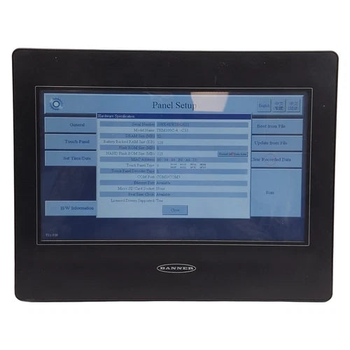 Banner THM101CE Touchscreen HMI, 10.1