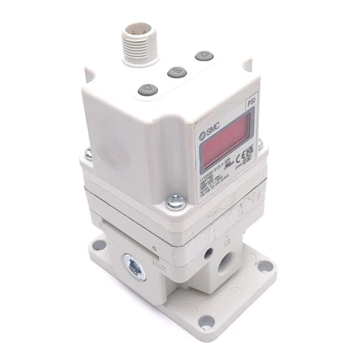 SMC ITV2030-012L4-X26 Electro-Pneumatic Regulator, 0.7-70psi Set, Rc 1/4, 24VDC