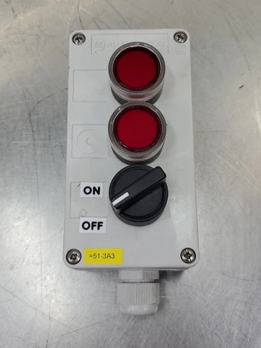 Allen Bradley 800E-3PM Ser. B E-Stop Station.                              4E-20