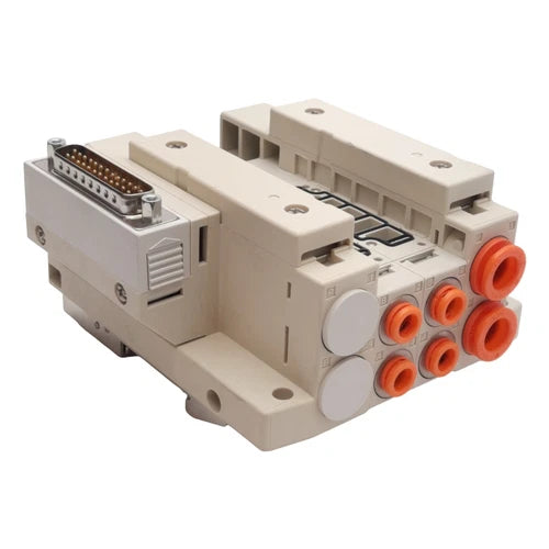 SMC SS5V2-10FD1-02U-N7-D0 Pneumatic Manifold, 2-Station, ?1/4in One-Touch, DB25
