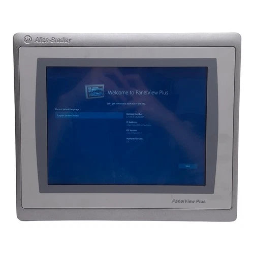 Allen Bradley 2711P-T10C22D9P Ser B Panelview Plus 7 HMI, 10in Display, 24VDC