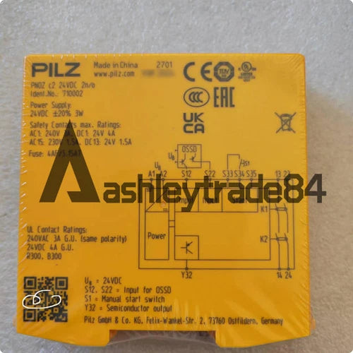 1PC New PILZ PNOZ C2 24VDC 2n/o 710002 Safety Relay