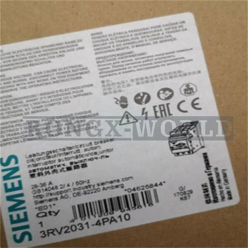 ONE Siemens breaker 3RV2031-4PA10 3RV2 031-4PA10 NEW