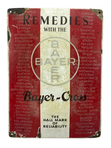 Remedies With The Rare Bayer Cross The Hall Mark Of Reliability Procel Board