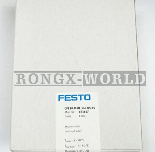 1PC  Festo CPE18-M1H-3GL-QS-10 163157 Solenoid Valve new