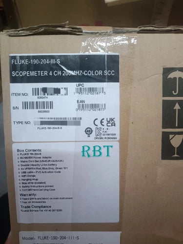 FLUKE 190-204-III-S Oscilloscope brand new 190-204-III-S fedex or DHL