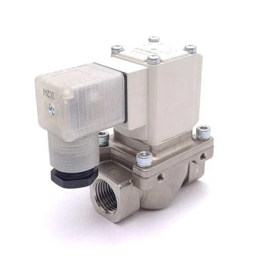 SMC VXZ240GZ2ALXB Solenoid Valve for Air, Rc 1/4, ?15mm, 0.7 MPa, NC, 24VDC Coil