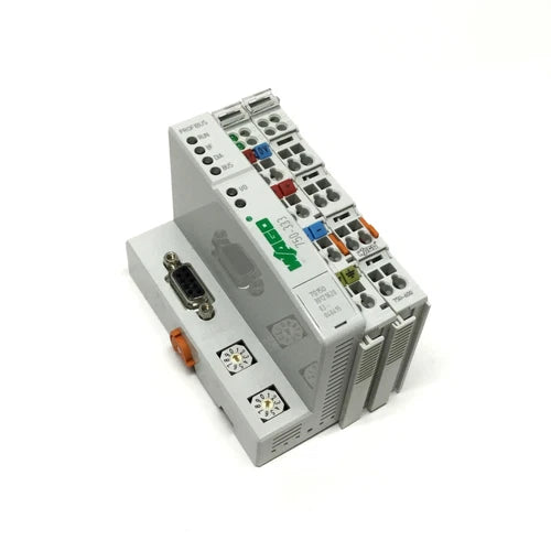 Wago 750-333 PROFIBUS DP Fieldbus Coupler Module, 9-Pin Dsub, 12MBd, 24VDC