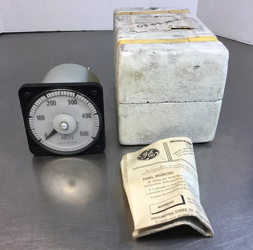 YOKOGAWA / GE  103191HEPK7JAS/UL  0-500 VDC METER RTG 4-20 MA DC.     6D