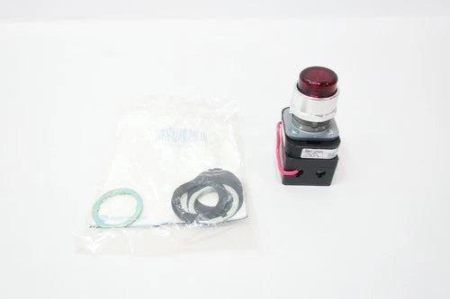 Allen Bradley 800T-QTH2R Pilot Light Red 12-130v-dc/v-ac