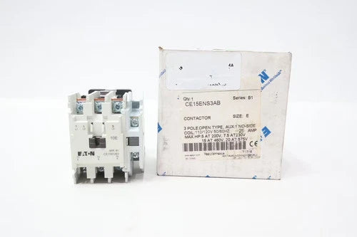 Eaton CE15ENS3AB Contactor 120v-ac 25a 15hp