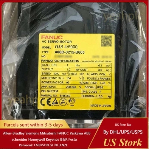 1PC FANUC A06B-0215-B605 Servo Motor New A06B0215B605 Fast Shipping