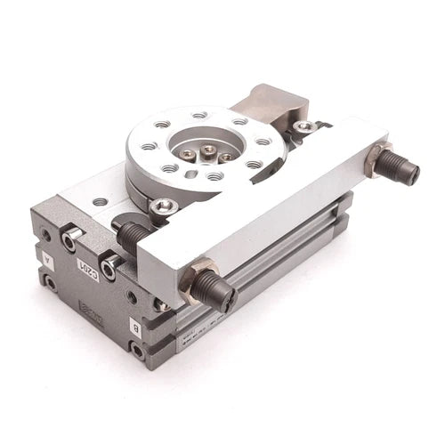 SMC MSQB20L2 Pneumatic Rotary Table, Bore: 18mm, Rotation: 180¡ã, 1.0MPa, M5x0.8