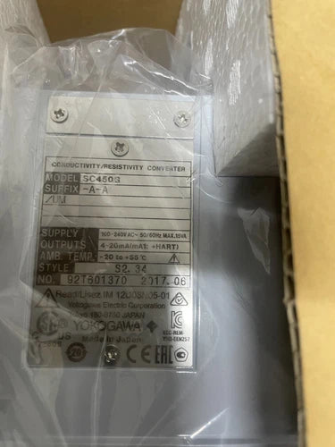 Yokogawa SC450G-A-A Conductivity/Resistiivity converter