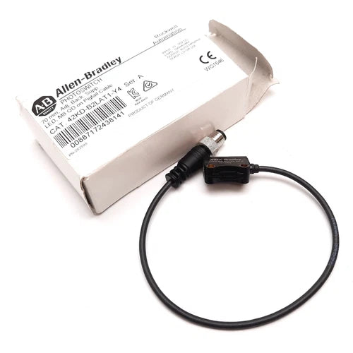 Allen Bradley 42KD-B2LAT1-Y4 Miniature LED Photoelectric Sensor, 5-70mm, PNP NPN