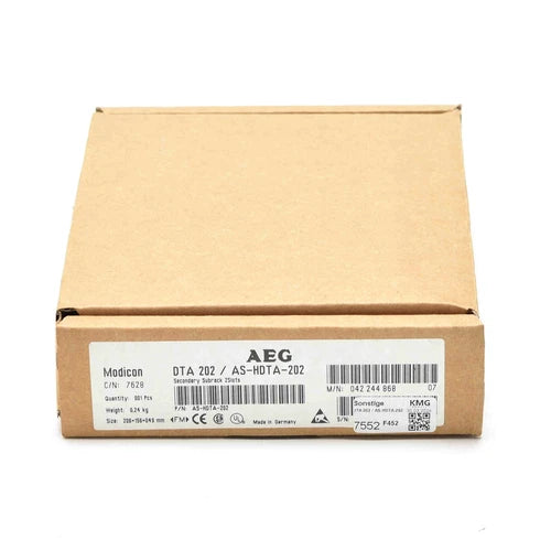 AEG Modicon Secondary Subrack 2Slots DTA 202 / AS-HDTA-202 042244868 07 -unsld-