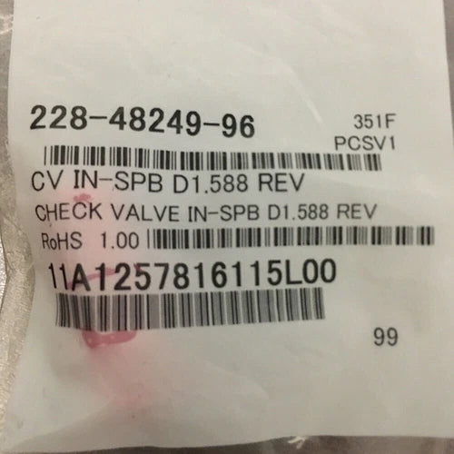 Check Valve IN-SPB D1.588 REV For LC-20AD/20AB For Shimadzu 228-48249-96 #F3