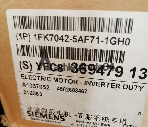 1PCSNEW SIEMENS Servo Motor 1FK7042-5AF71-1GH0