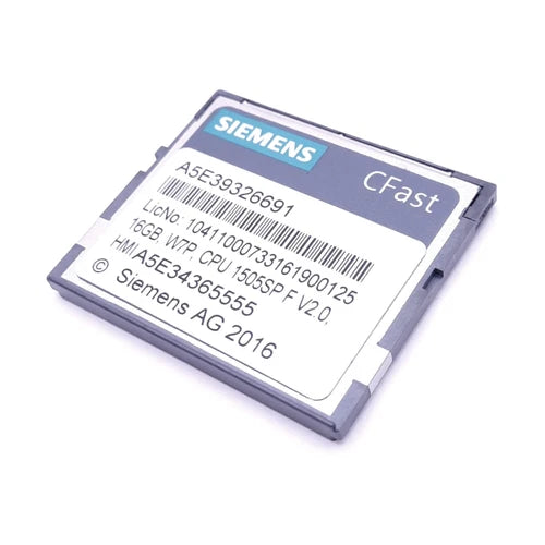Siemens 6ES7648-2BF10-0XJ0 CFast Memory Card for SIMATIC CPU, 16GB, 100MB/s