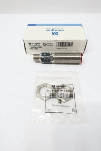 Wenglor YD24PA3S836 Reflex Sensor W/ Background Suppression 10-30v-dc