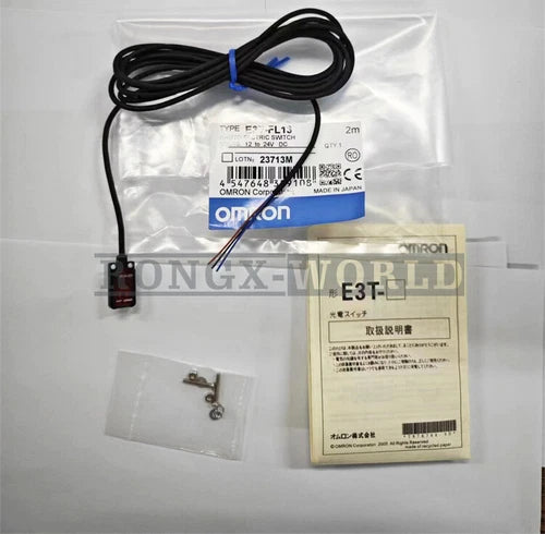 ONE Omron E3T-FL13 2M Diffuse Photoelectric Sensor New