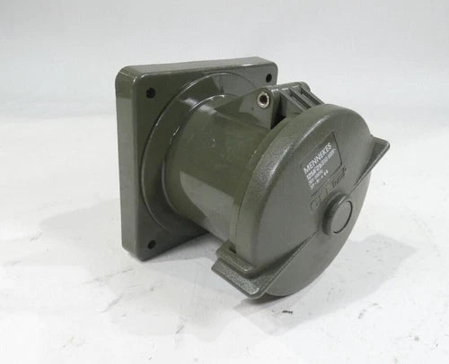 Mennekes Anbausteckdose | 125A-2h | 50-500V~ | 301-500Hz | 5-polig | Olivgr¨¹n