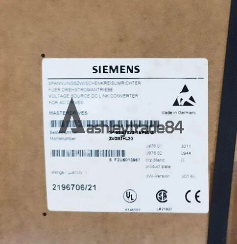 1PCS NEW SIEMENS MAIN DRIVE 6SE7022-1EP60-Z Z=G91+L20