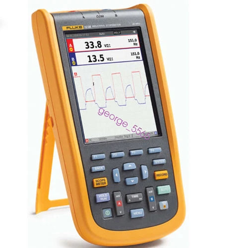 one new Fluke 123B 20MHz Industrial Handheld Oscilloscope fedex or DHL