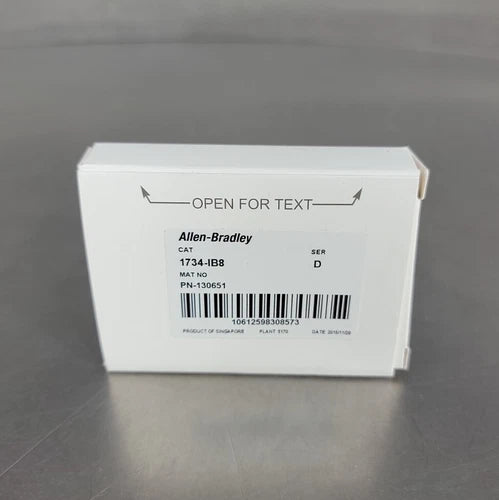 New Box Allen Bradley 1734-IB8 D Point I/O Input Module 24VDC 8 Pt loc3E-28