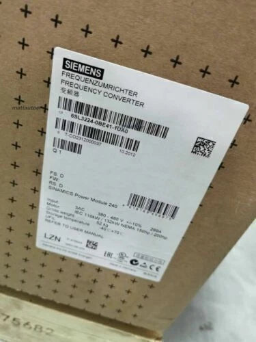 New SIEMENS 6SL3224-0BE41-1UA0  6SL3 224-0BE41-1UA0 G120 POWER MODULE PM240