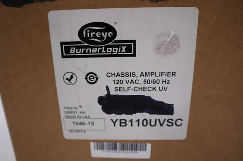 Fireye BurnerLogix YB110UVSC Chassis Amplifier Self Check UV Flame Module NEW
Opens in a new window or tab