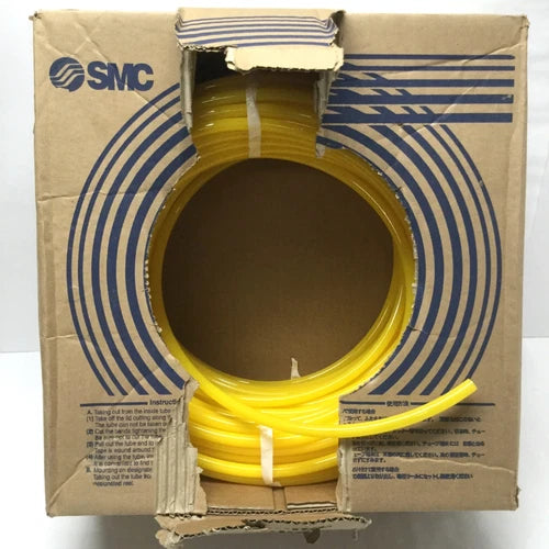SMC TU1208Y-100 Yellow Pneumatic Polyurethane Tubing, 100m, 12mm OD, 8mm ID