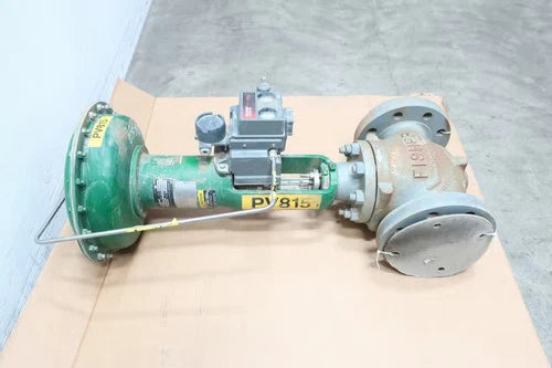 Fisher ET 657 Size 45 Dvc6010 Pneumatic Steel Flanged Control Valve 4in 600