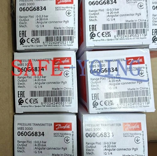 One NEW Danfoss MBS3000 060G6834 pressure sensor