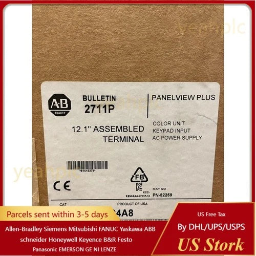 Allen Bradley PANELVIEW PLUS 1250 2711P-K12C4A8 FAST SHIPPING US Free Tax