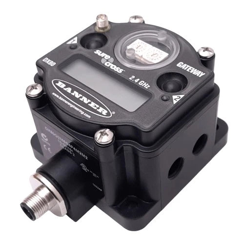 Banner DX80G2C-12515 SureCross Wireless Gateway, 2.4GHz, 3.2km Max Range, 24VDC