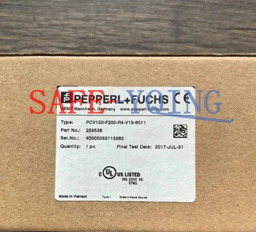 One Pepperl+Fuchs PCV100-F200-R4-V19-6011 259538 Optical code reader New