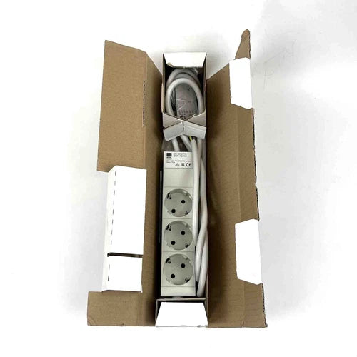 Rittal DK 7240.110 Steckdosenleiste 3-fach grau Alu-Kunstoffgeh?use, unused/OVP