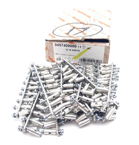 Lot of 17 Weidmuller 0457400000 Screw Style Jumper Cross Connection 10 Position