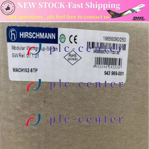 NEW Hirschmann 943969001 or 943969101 / MACH102-8TP Industrial Ethernet Switch